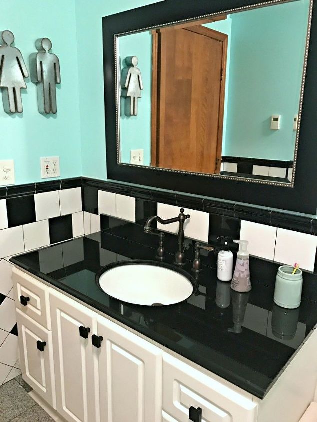 20 diy vanity diy projects you can do right now, Retro Vanity On A Budget