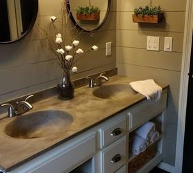 20 diy vanity diy projects you can do right now, 1990s Bathroom To Farmhouse Chic