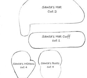 how to make a decorative no sew santa basket