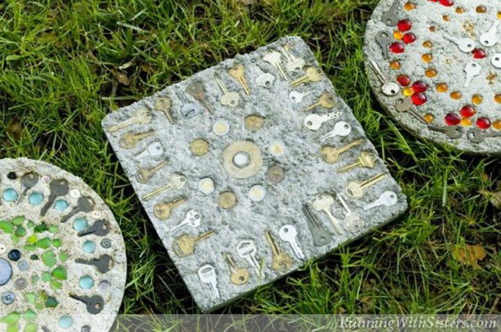 10 genius things people do with their old keys, They transform them into stepping stones