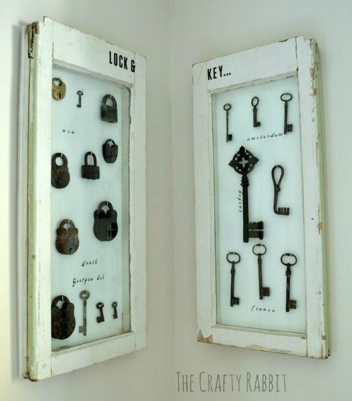 10 genius things people do with their old keys, They use them as home decor