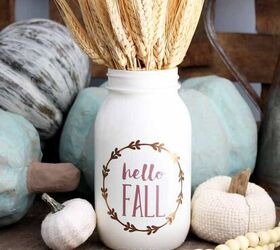 decorative glass jars for fall