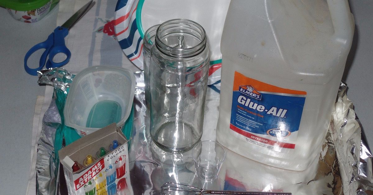 Color Jars With Glue Amp Food Coloring Hometalk