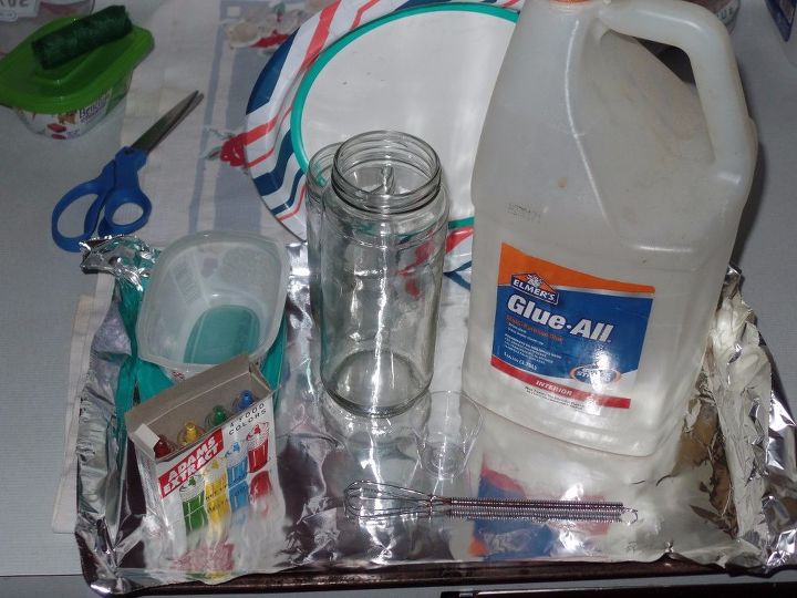 Color Jars With Glue Food Coloring Hometalk