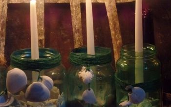 Color Jars With Glue & Food Coloring