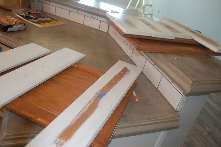 reforma completa da cozinha com bancadas de concreto