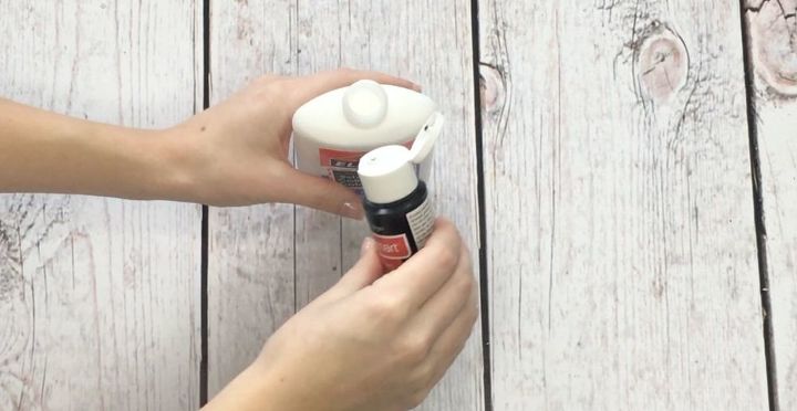 step by step painting techniques you ll want to try, Step 1 Mix 1 tbs black paint with glue