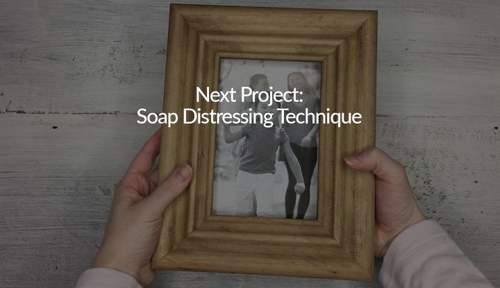 step by step painting techniques you ll want to try, Stunning distressing technique using soap