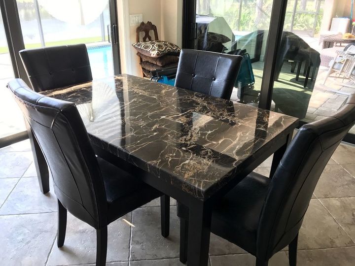 How Do I Make Scratches Temporarily Less Noticeable On My Faux Granite Hometalk Faux Granite, How To Get Scratches Out Of Marble Table Top