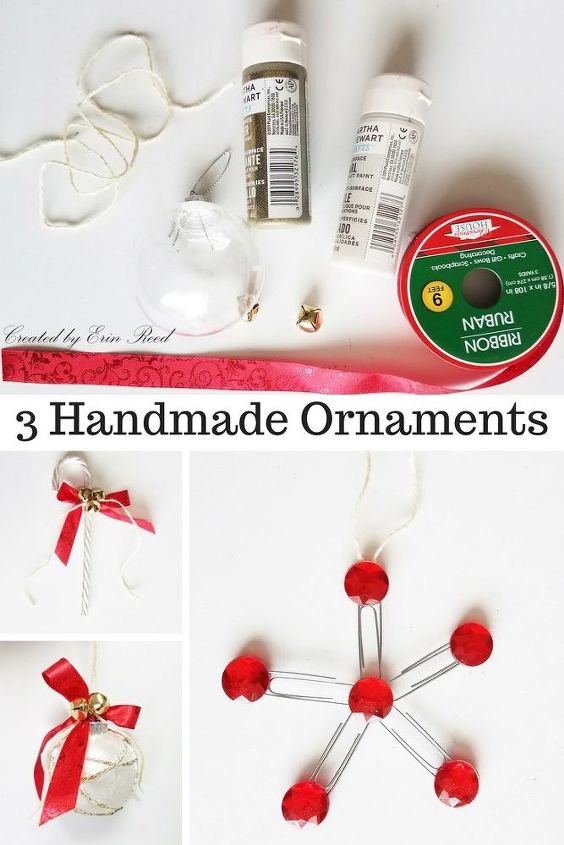 3 easy handmade christmas ornaments