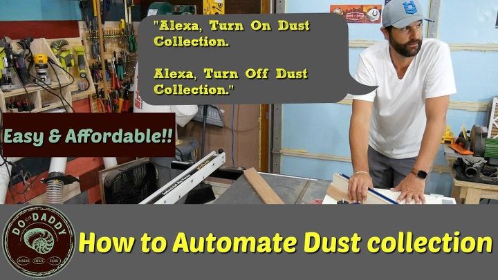 how to automate dust collection system with alexa voice control