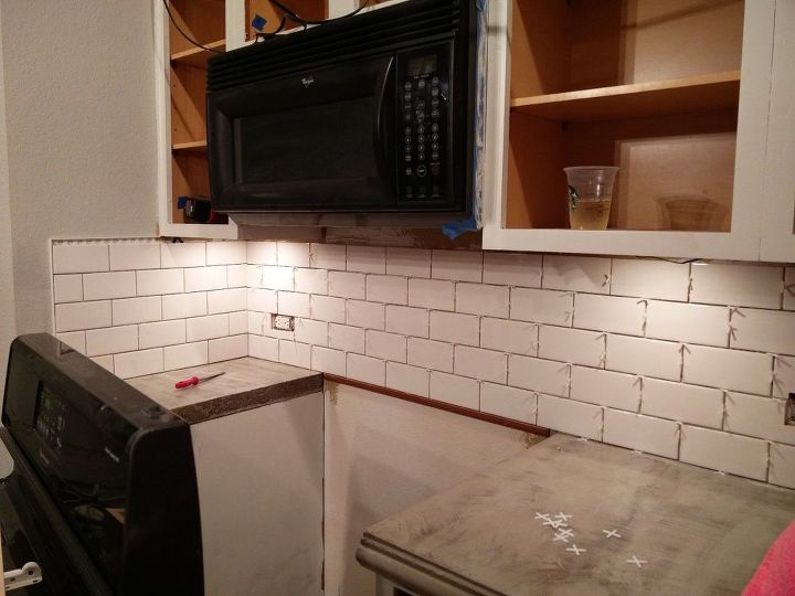 complete kitchen makeover with concrete countertops