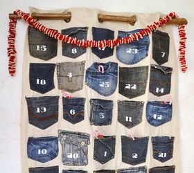 countdown to christmas with a no sew jeans advent calendar