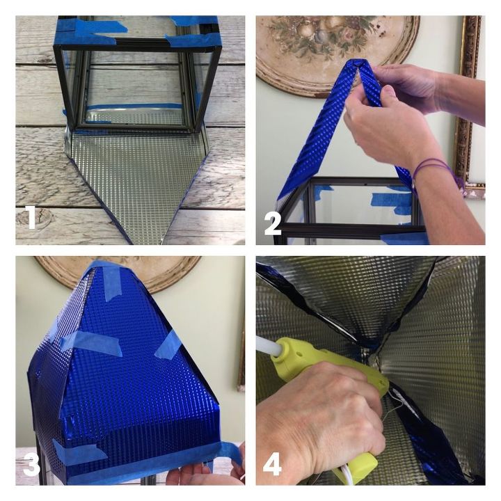 lantern made from dollar store finds