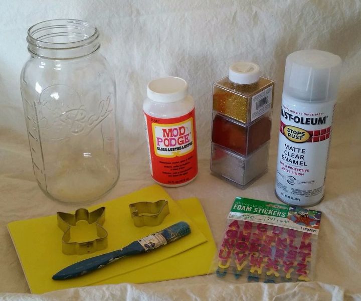 Diy Glitter Mason Jar Hometalk