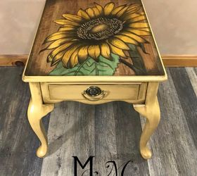 Stained Art - Sunflower Table