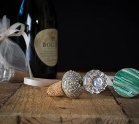 diy wine stoppers from used corks and drawer pulls