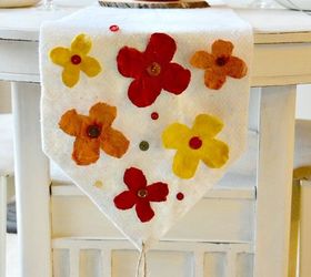 make the perfect no sew fall table runner