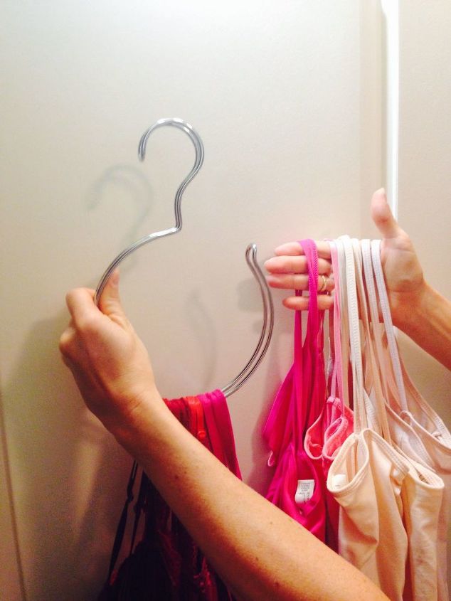 s 30 genius ways to make the most of your closet space, Use an accessory hanger for all your camis