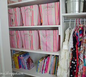 s 30 genius ways to make the most of your closet space, Add buckets and bins for easy storage