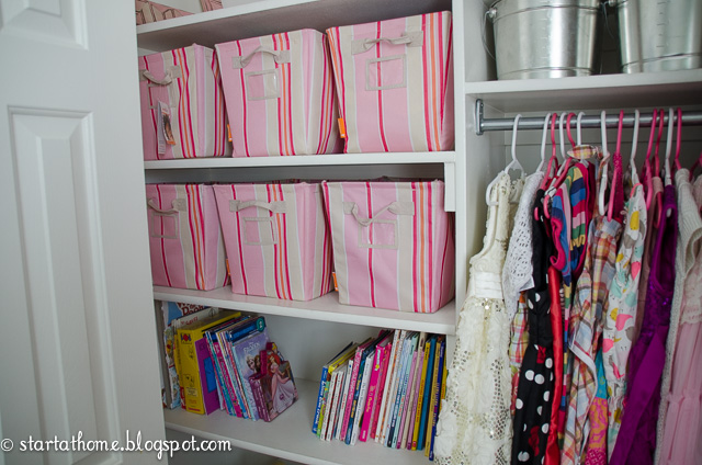 s 30 genius ways to make the most of your closet space, Add buckets and bins for easy storage