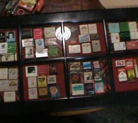 how to display old match packs boxes collection