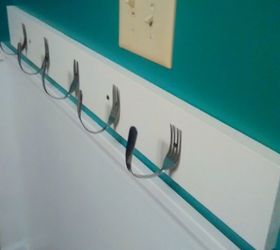hook rack using silverware