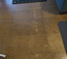 can a cork floor be whitewashed