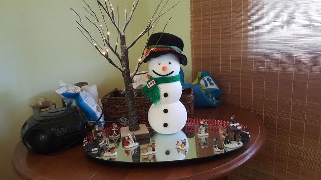 projetos diy baratos, Frosty o boneco de neve interior