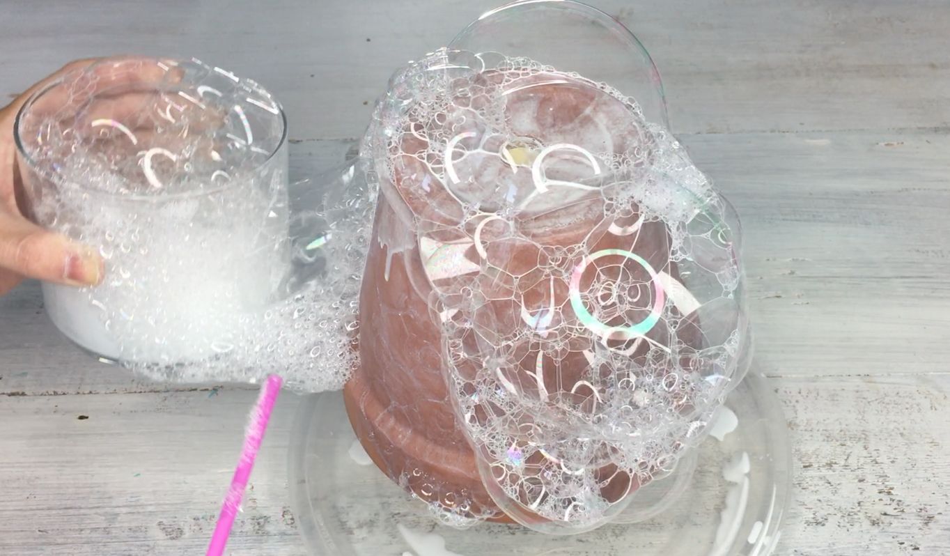 s super cool painting techniques you ve probably never seen, Step 6 Continue and allow bubbles to pop