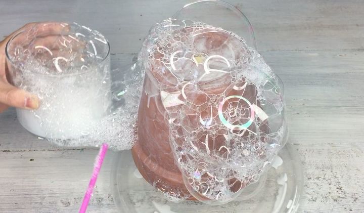 s super cool painting techniques you ve probably never seen, Step 6 Continue and allow bubbles to pop