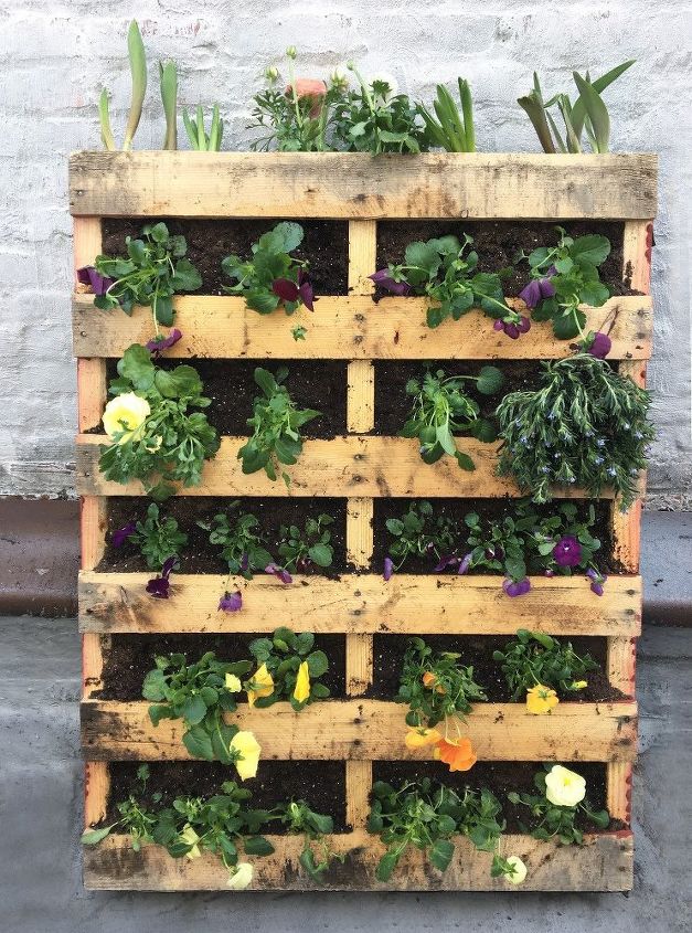 s 3 fantastic step by step ideas what to do with pallets, Step 8 Place wherever needs some bloom