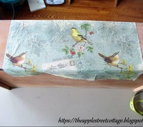 decoupage dresser drawers with napkins