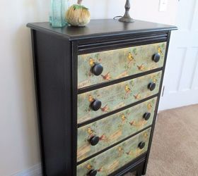Decoupage Dresser Drawers With Napkins Hometalk
