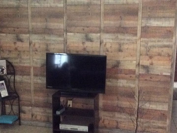 living room wall update