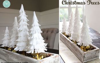  Árvores de Natal DIY com papel crepom