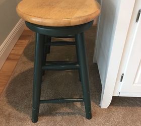 refinishing bar stools to look new again