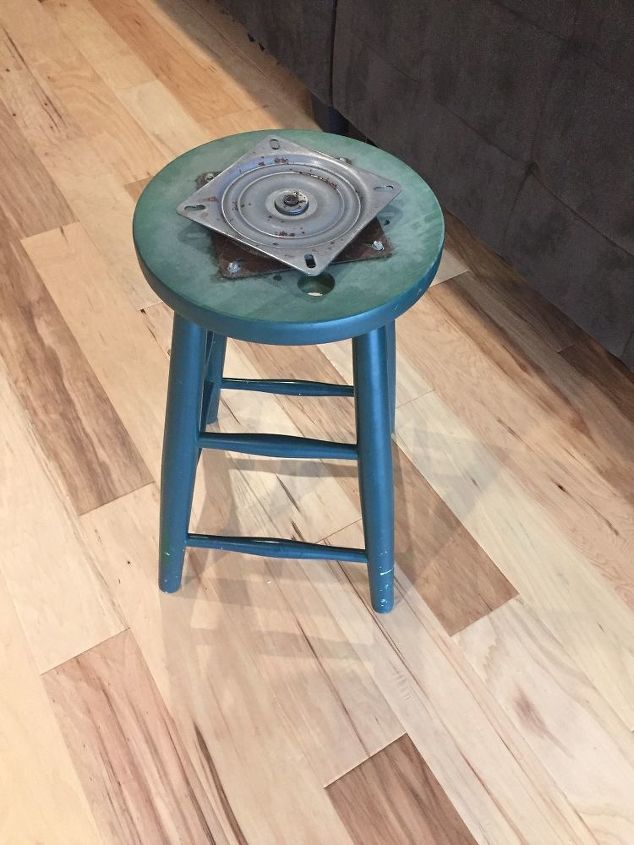 refinishing bar stools to look new again
