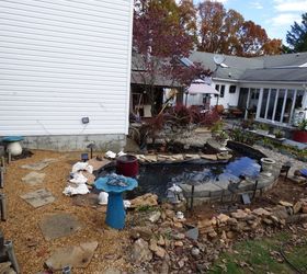 pond make over for about the 5th time