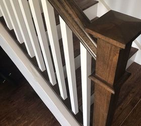 stair railing remodel