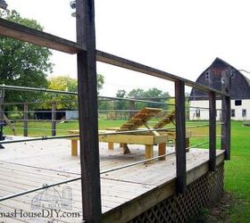 DIY Inexpensive Deck Rails Out of Steel Conduit, Easy to Do!