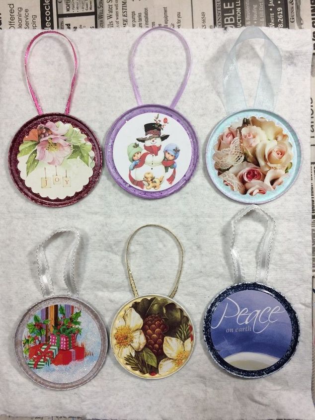 Tin Can Lid Ornaments Hometalk Tin Can Lid Ornaments Hometalk