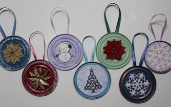 Tin Can Lid Ornaments