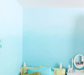 7 maneiras baratas de criar uma parede atraente, Crie um efeito ombre