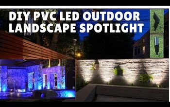 DIY Concrete and PVC Pathway Lights for Under $10