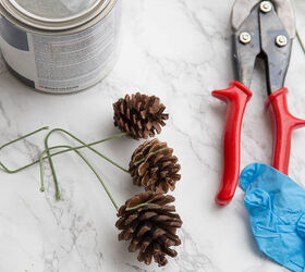 how to paint pinecones easily with paint you have