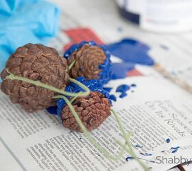 how to paint pinecones easily with paint you have