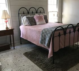 farmhouse style girls bedroom flip