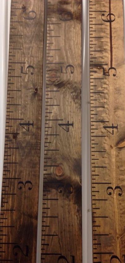 Regla/cuadro de crecimiento DIY | Hometalk