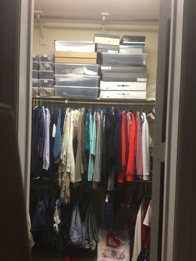 q how to build shelving unit to master closet